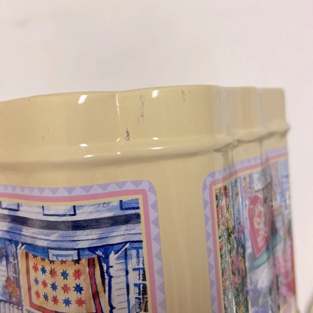Vintage Diane Phalen Watercolors Grandma’s Treasures tin‎ box lake house …
